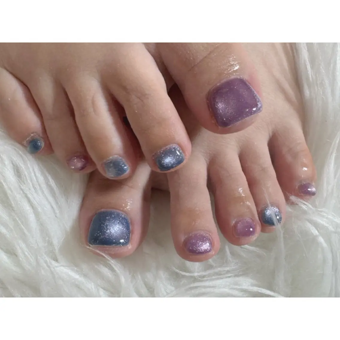 ネイル フットネイル マグネットネイル LAVISH sakiのネイルデザイン