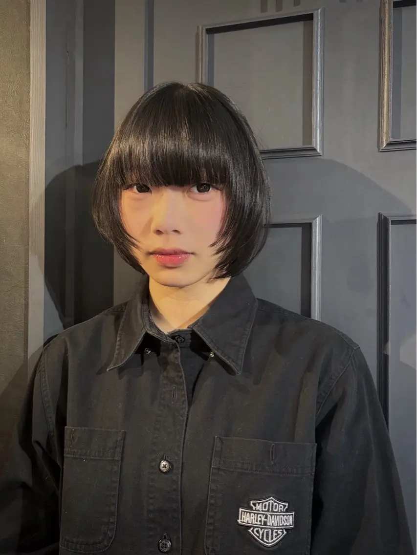 ショート ボブ ウルフカット ウルフボブ みきゆうか🫧 大人可愛い製造機🫧のヘアスタイル