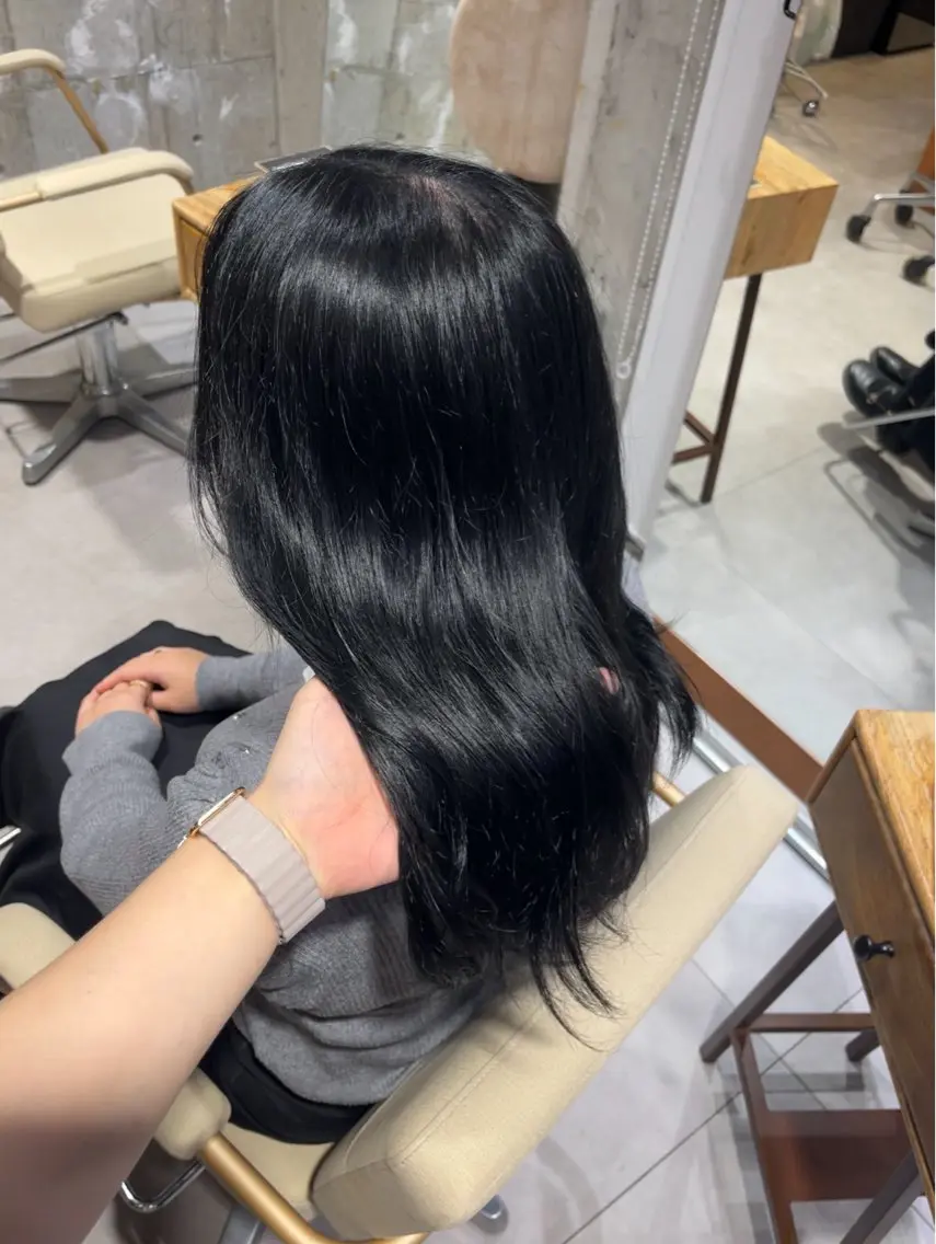 カラー 透明感カラー 相宮 優羽のヘアスタイル
