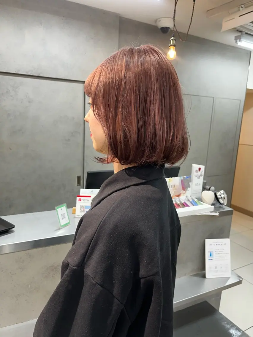 カラー ウルフ🦋顔まわり ❤︎ ͛めいのヘアスタイル