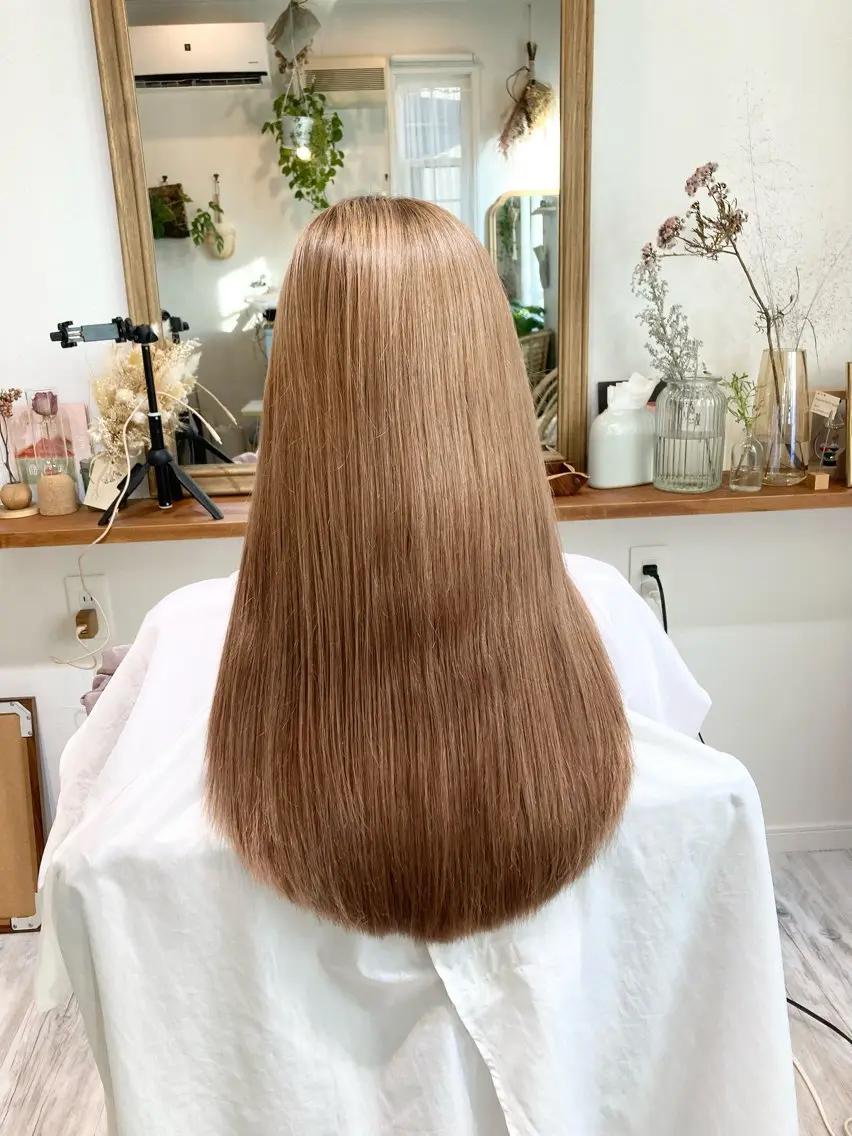 ロング 田牧 みゆきのヘアスタイル