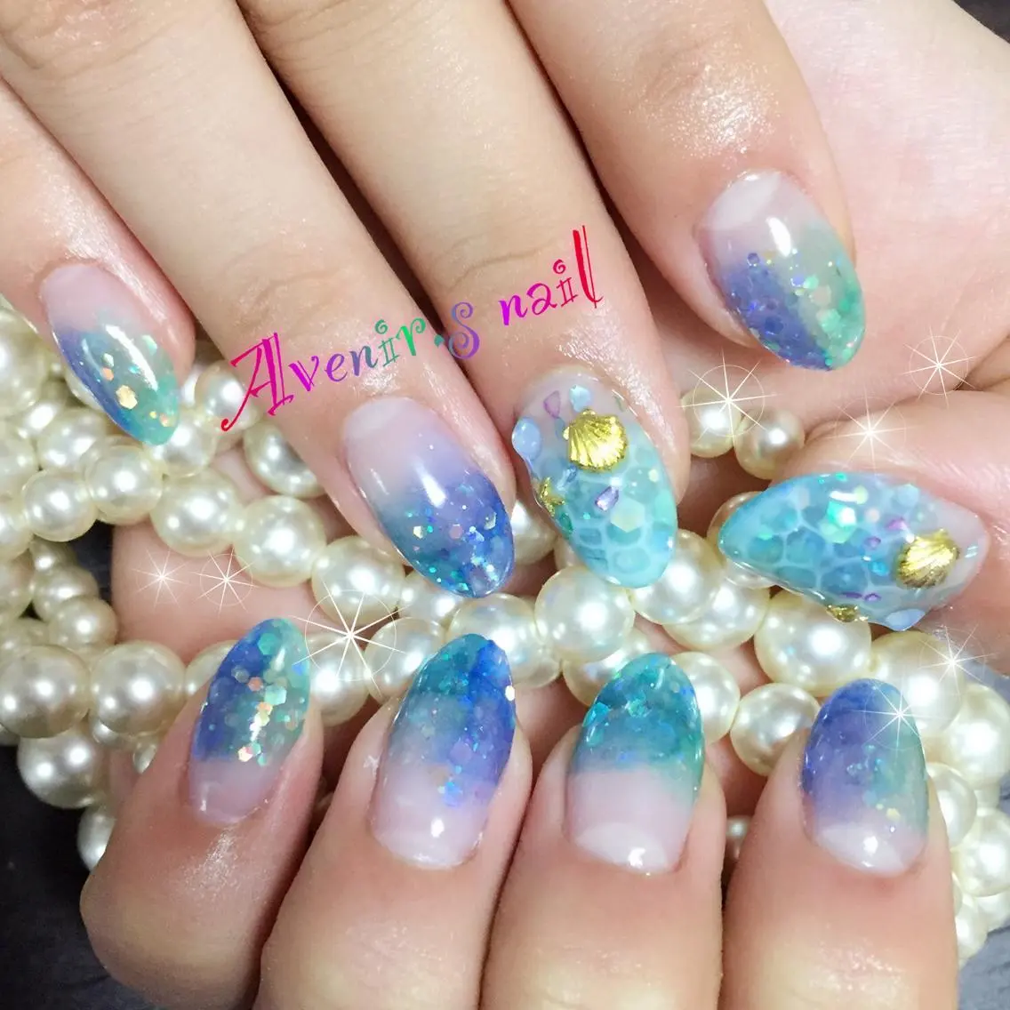 ネイル スカルプネイル Home Salon Avenir.のネイルデザイン
