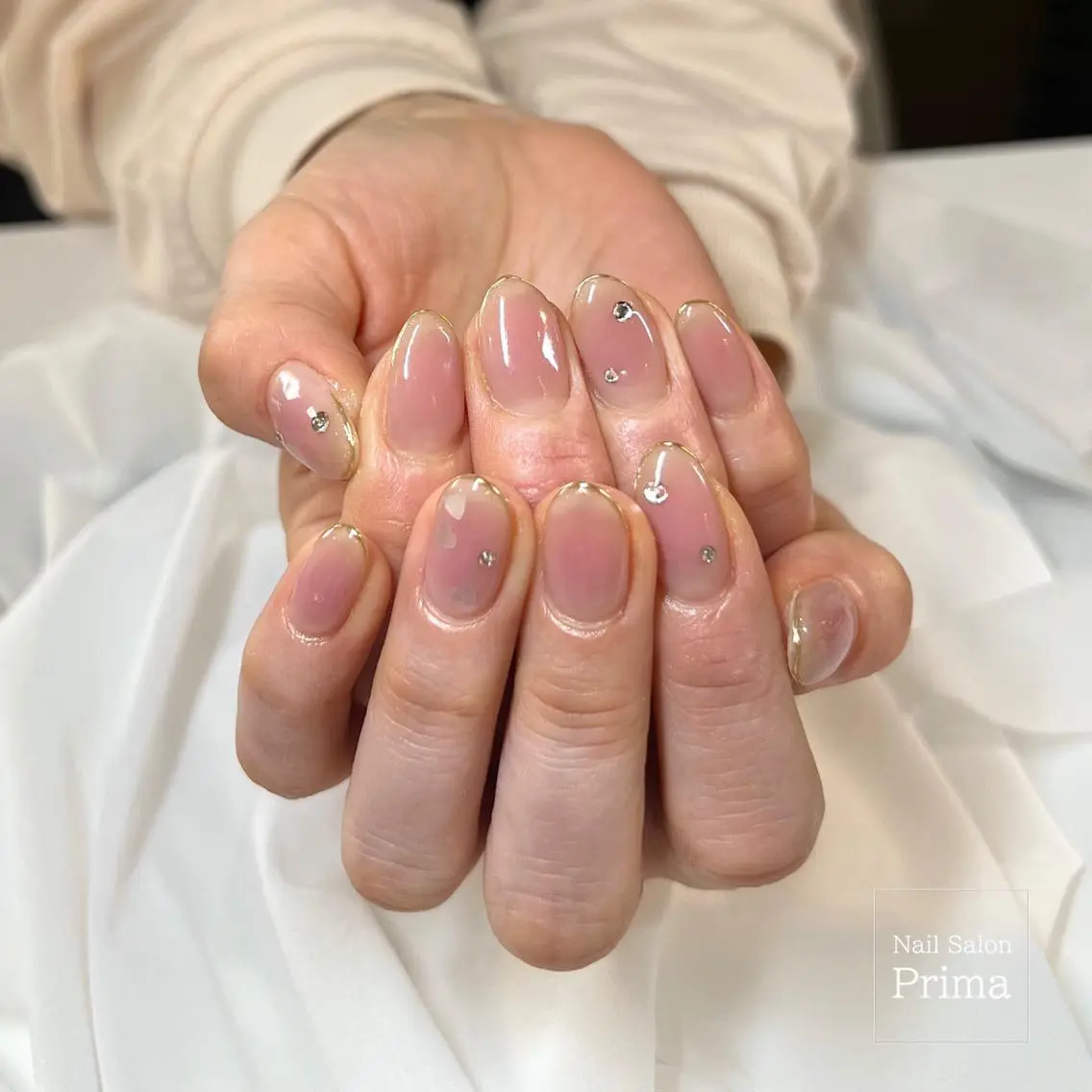 ミディアム ネイル SalonPrima 西院Nail&Eyeのネイルデザイン