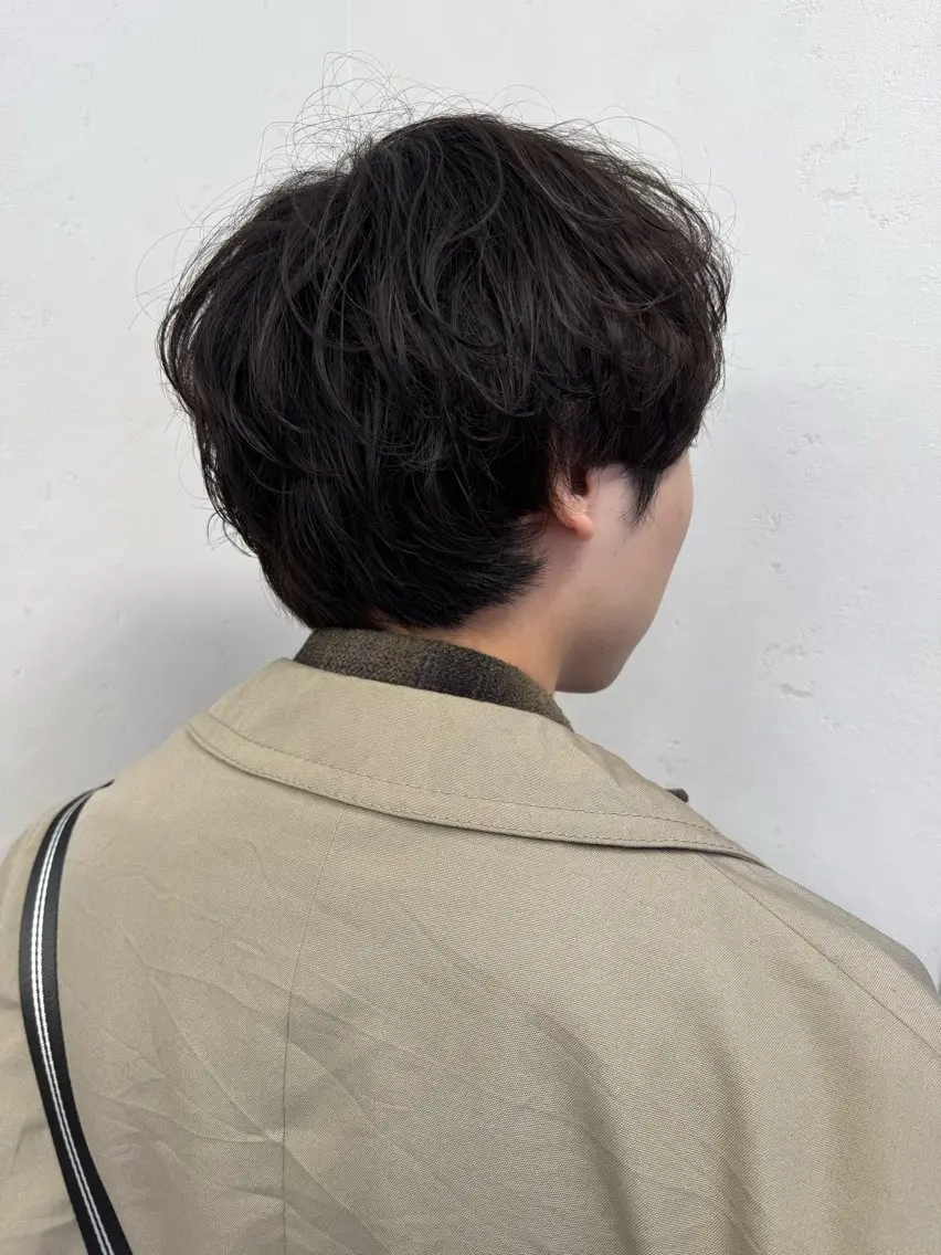 ショート メンズ カット パーマ/ハイトーン /吉田眞のヘアスタイル