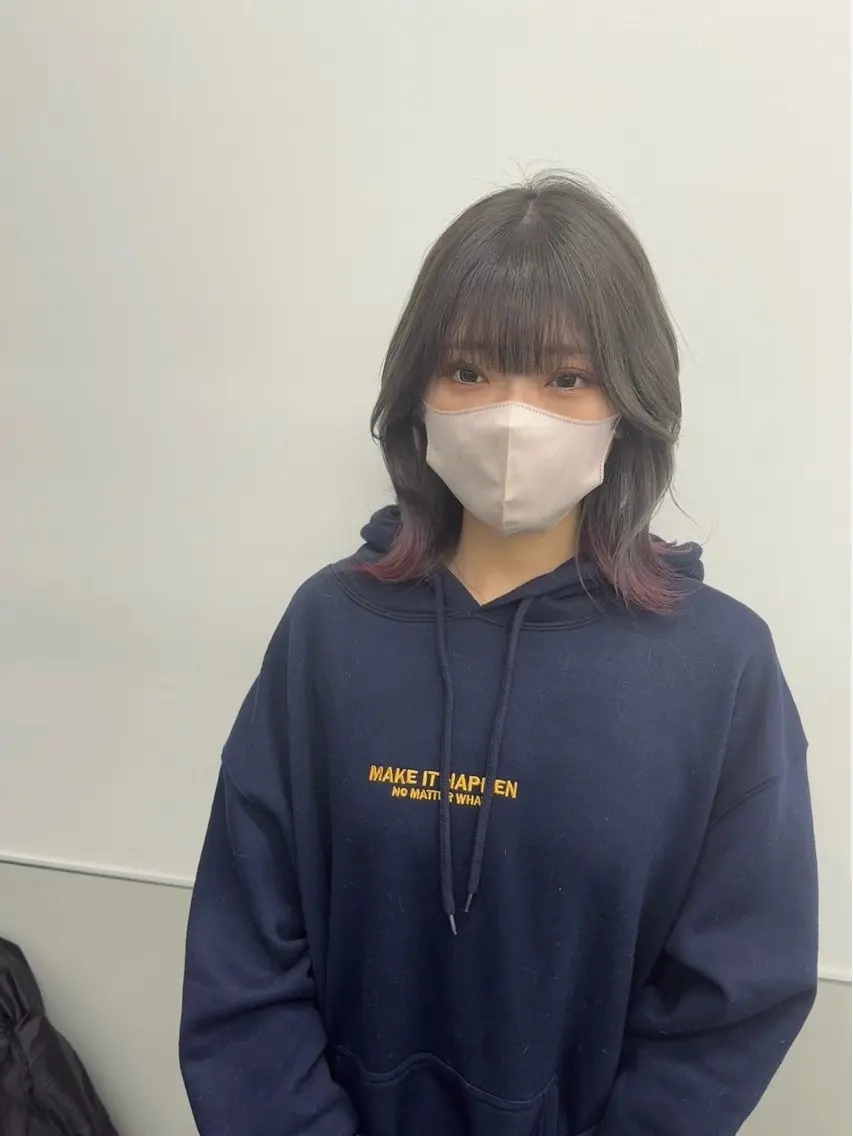 ミディアム ハッシュカット カット ヘアカラー トリートメント 韓国ヘア🇰🇷 スズキのヘアスタイル