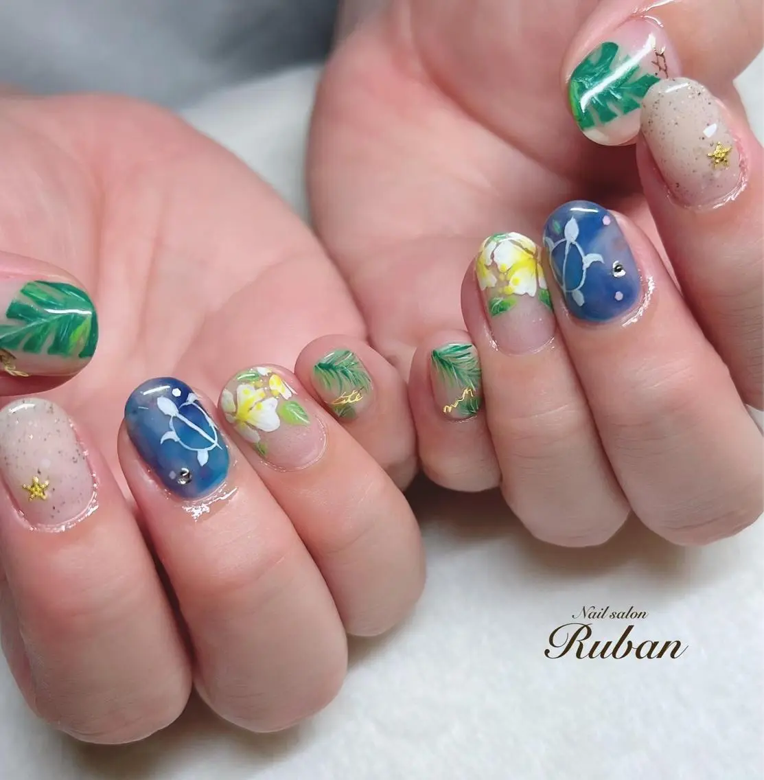 ネイル 夏ネイル Nail salon Rubanのネイルデザイン