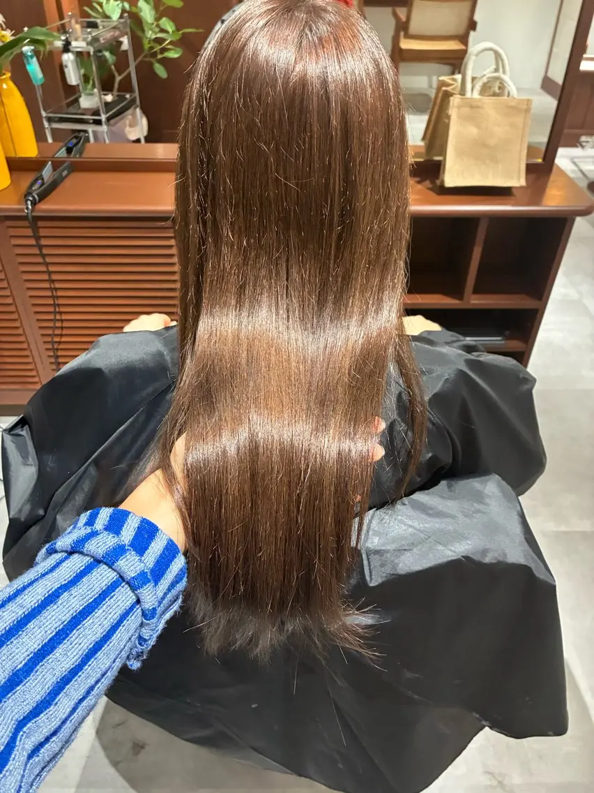 セミロング カラー ヘアアレンジ カット ヘアカラー トリートメント 💟似合わせカットカ ラーMizuki🐕のヘアスタイル