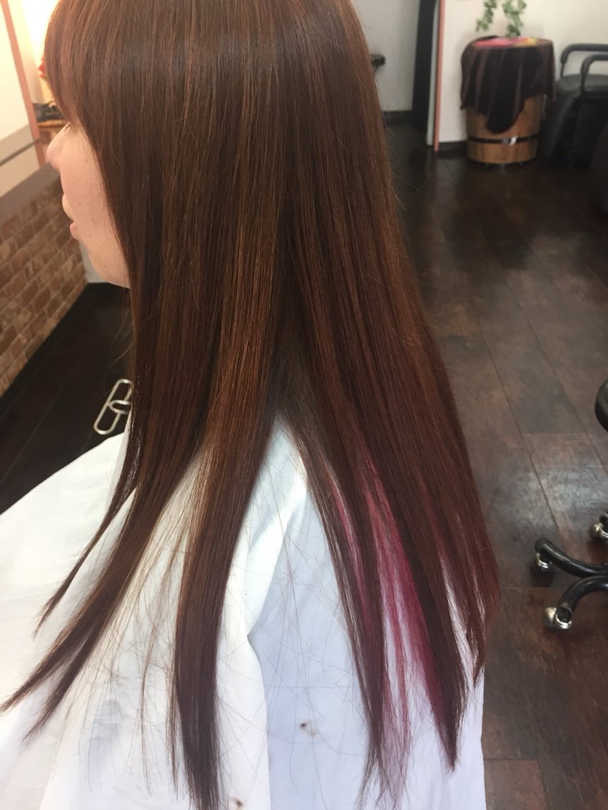 ロング カラー 桧山 真のヘアスタイル