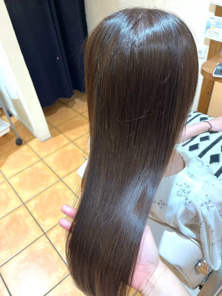 ロング カラー ベージュカラー 透明感カラー ほそや うらら / モデル募集中🌹のヘアスタイル