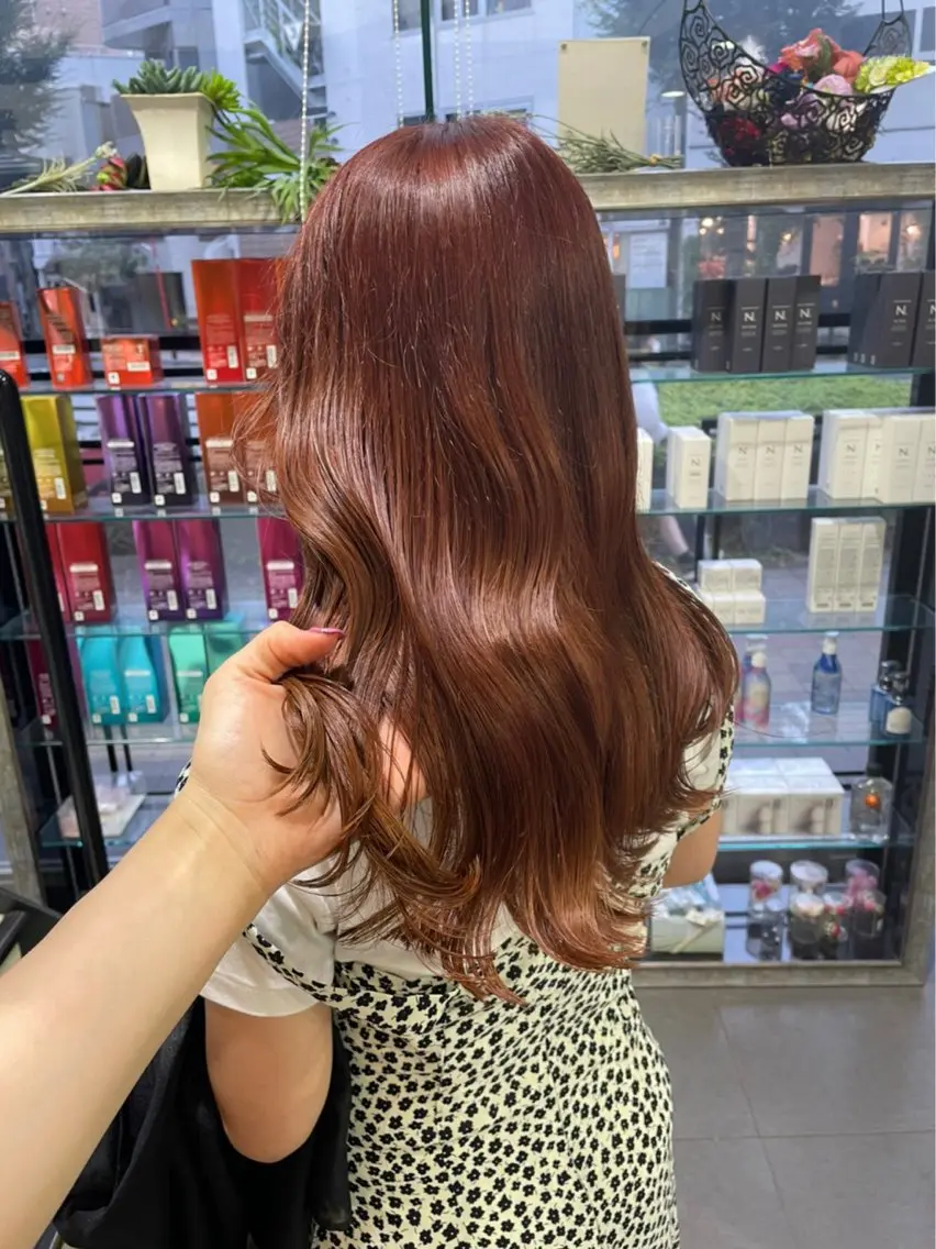 ロング カラー ヘアカラー トリートメント ヘッドスパ ヘアセット 🫧カット/パーマ /ネイル/かりん🫧のヘアスタイル