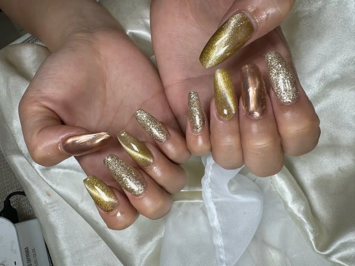 ネイル マグネットネイル ミラーネイル EN_NAIL 野中本店Ayakaのマツエク・マツパデザイン