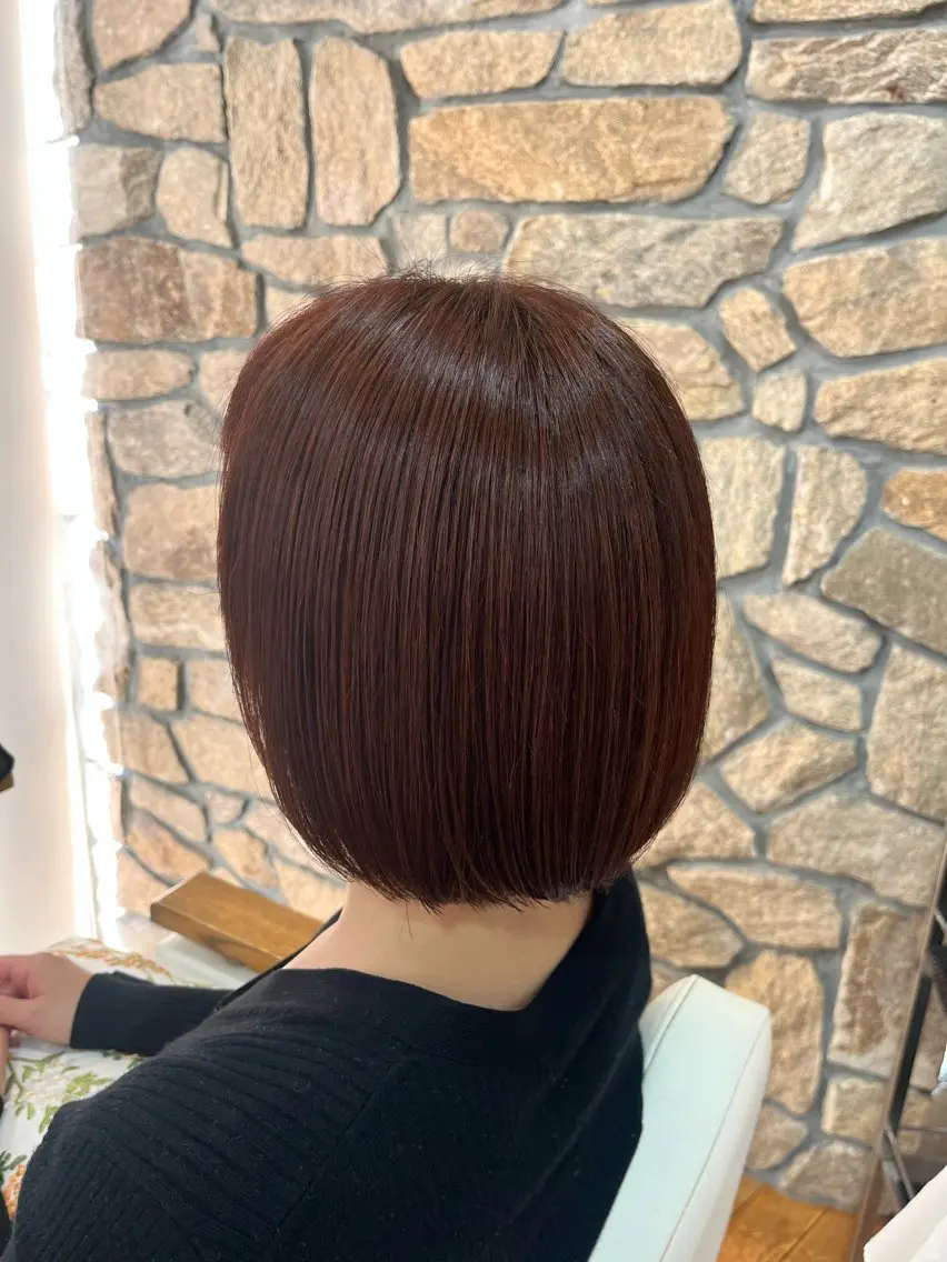 ミディアム カラー 大瀬 敬子🌿のヘアスタイル