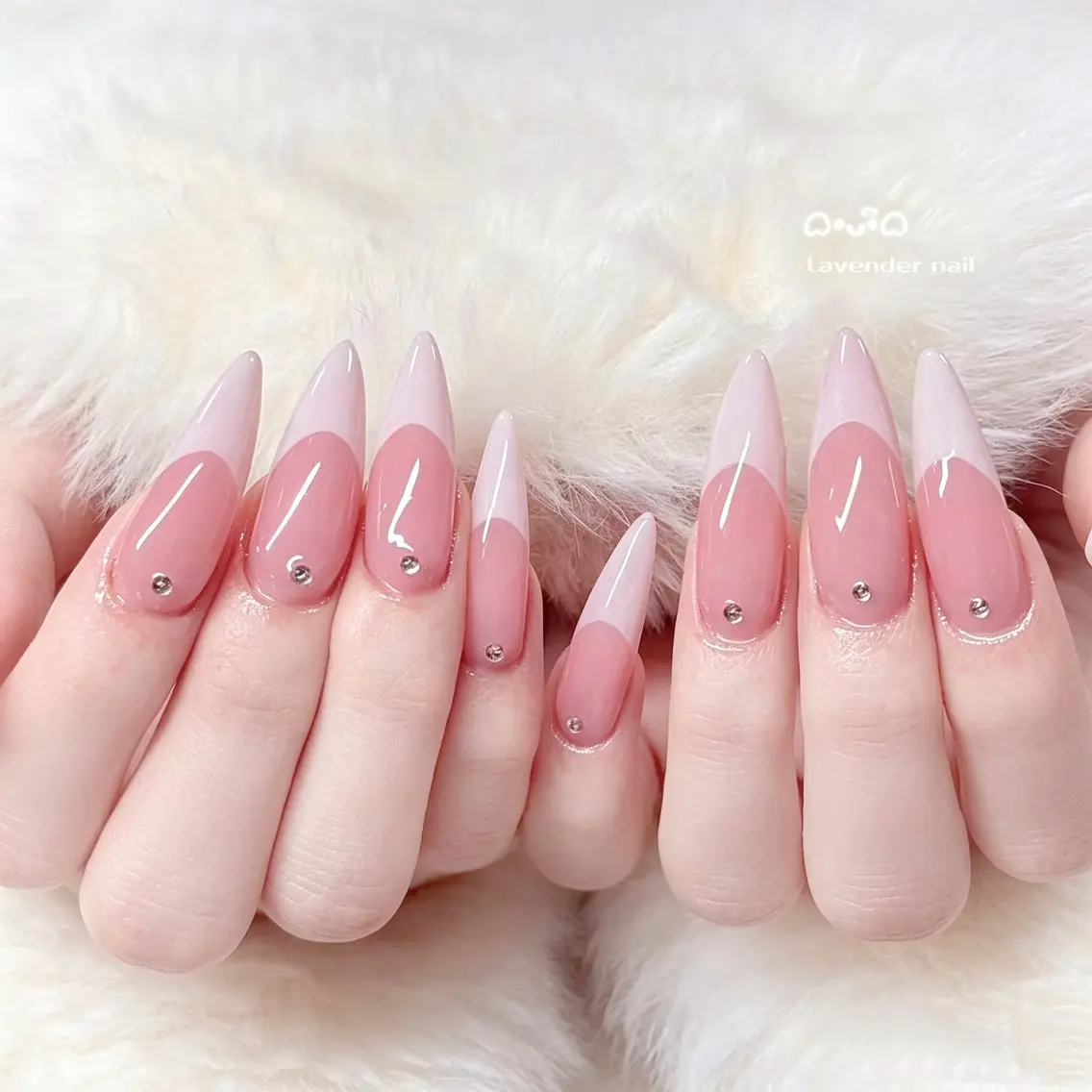 ネイル ハンドネイル Lavender nail·中島公園のネイルデザイン