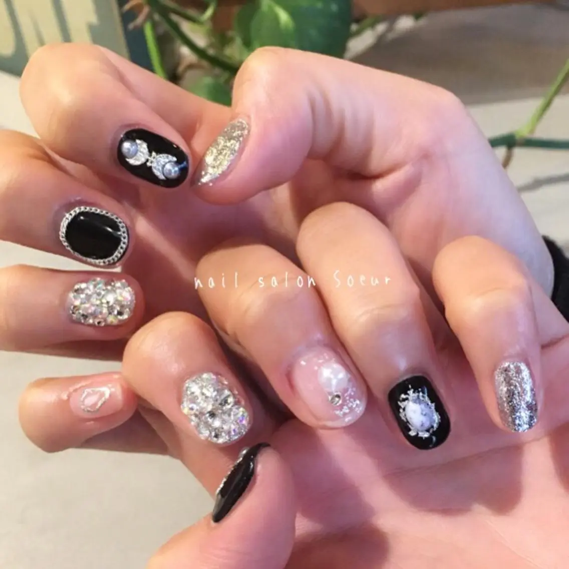 ネイル アートネイル ジェルネイル 持ち込み ハンドネイル nail salon Soeurのネイルデザイン