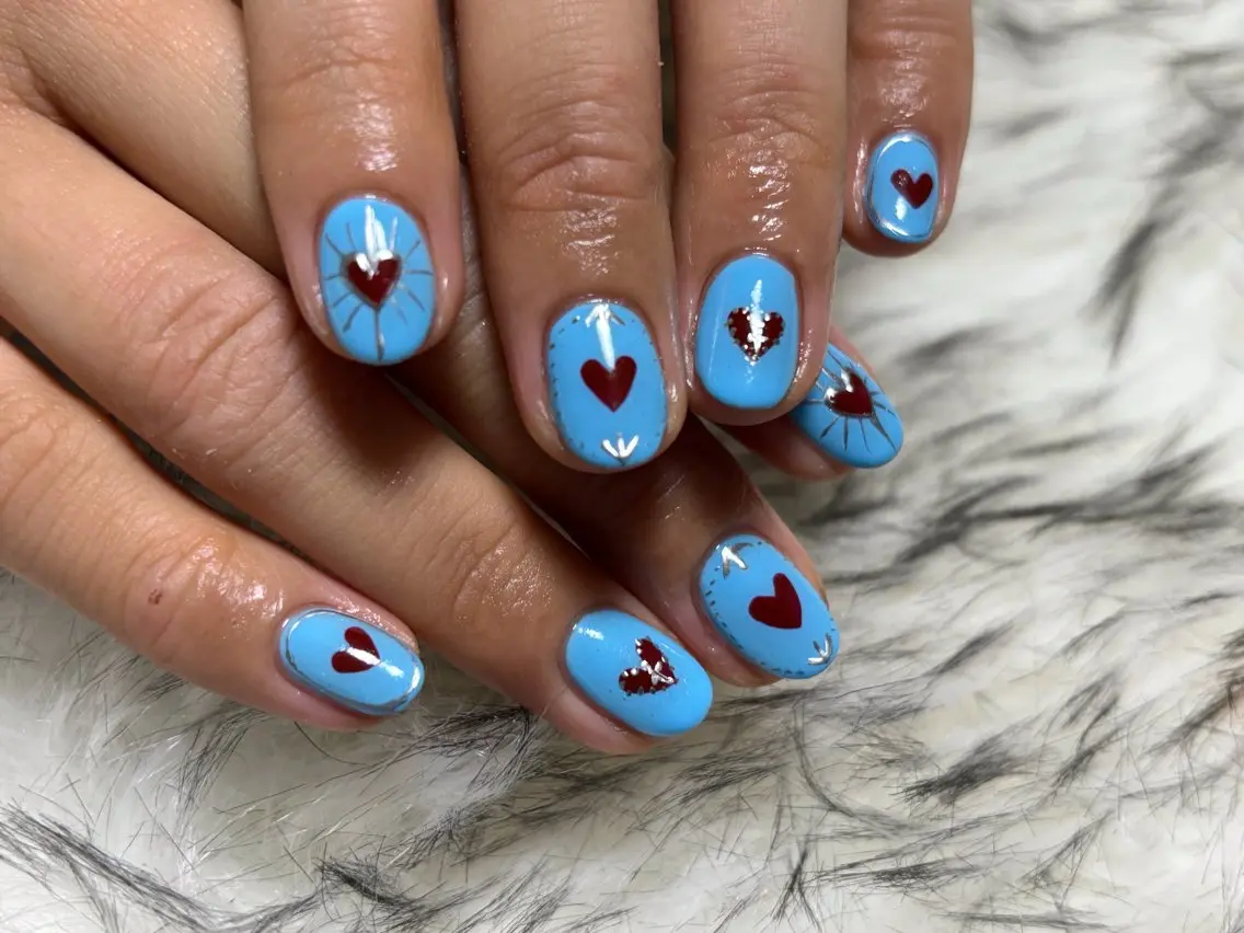 ネイル オーロラネイル フットネイル フレンチネイル ジェルネイル 韓国ネイル ハンドネイル kiki nail &brow二子玉川のネイルデザイン