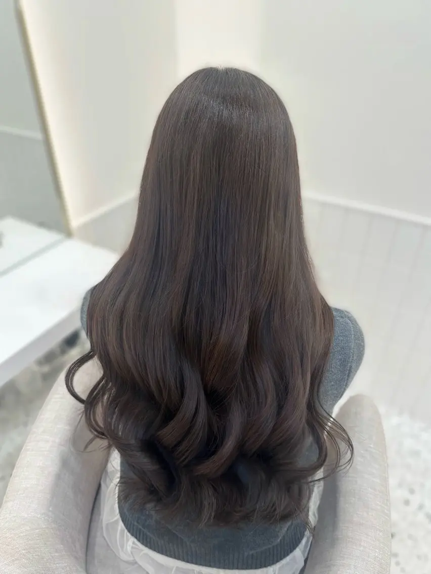 ロング カラー ヘアカラー 🎀ちゃんりお🎀 /ブリーチなしカラーのヘアスタイル