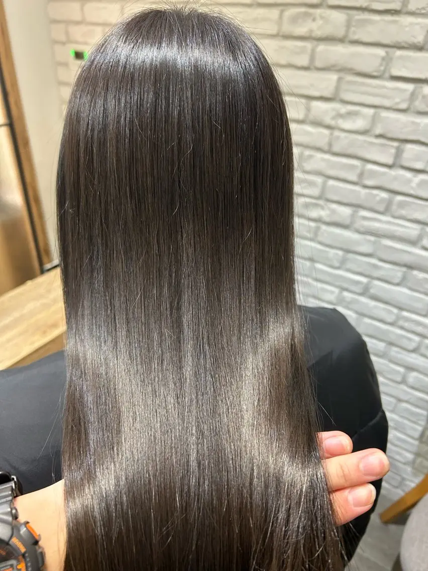 ロング ヘアカラー トリートメント ︎☀️はるき︎︎☁️ ショートモデル募集のヘアスタイル