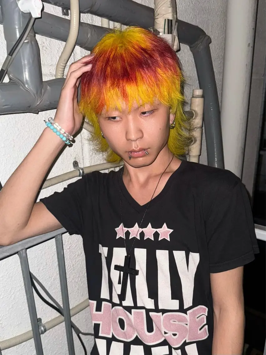 ショート カラー ヘアカラー ハイトーン/名古屋 Hinakiのヘアスタイル