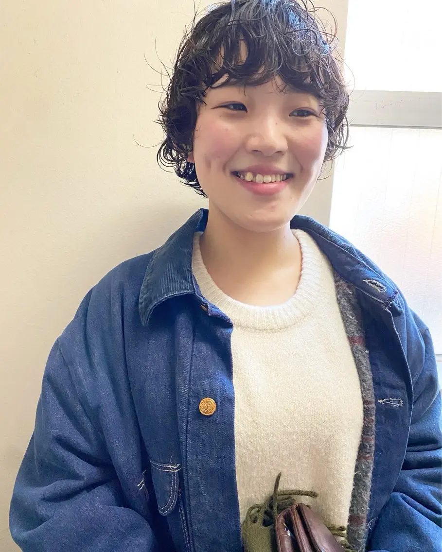 ショート パーマ カット パーマ トリートメント 坂本 裕介のヘアスタイル