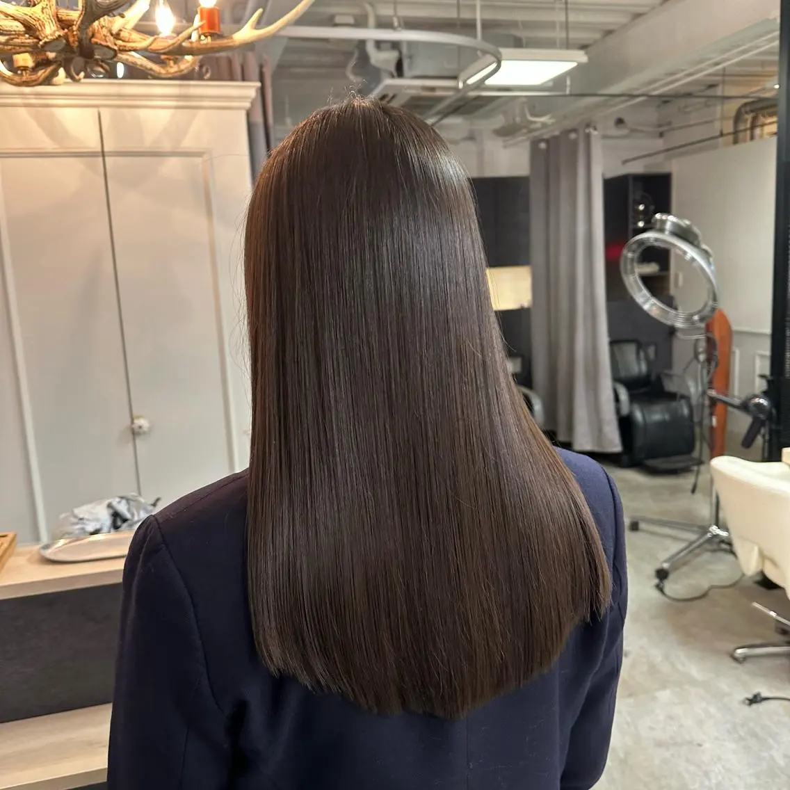 ロング カラー 髪質改善 ヘアカラー トリートメント 【渋谷で人気】艶髪× 髪質改善/ツヤカラーのヘアスタイル