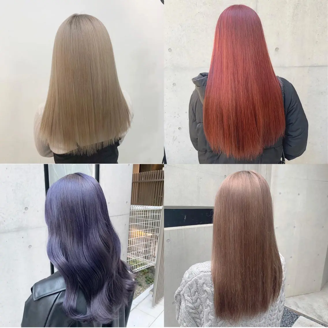 ロング カラー カット ヘアカラー トリートメント 赤みゼロ/透明感 カラー🌿KANTAのヘアスタイル