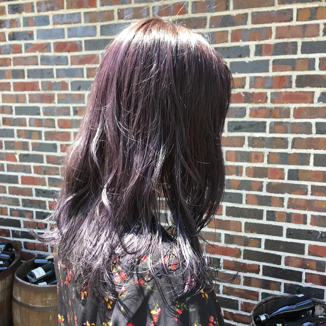 セミロング カラー ヘアアレンジ ヘアカラー トリートメント 【Sweep】おじま のぞみのヘアスタイル