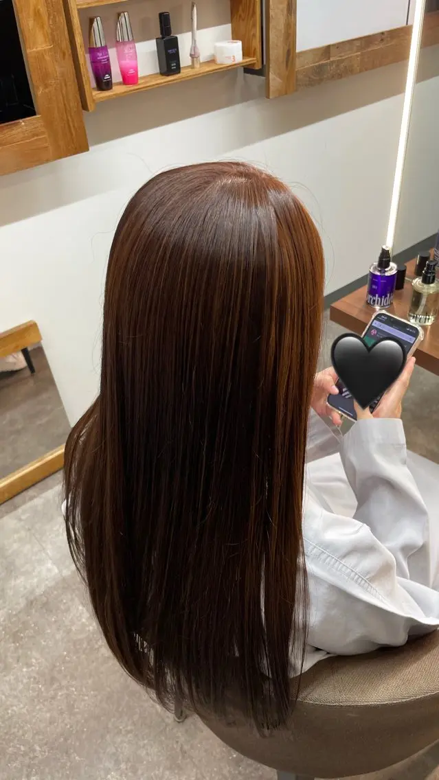 ロング カラー ブラウンカラー 透明感カラー ナチュラルブラウン ❄️透明感カラー / ハイトーン❄️WAOのヘアスタイル