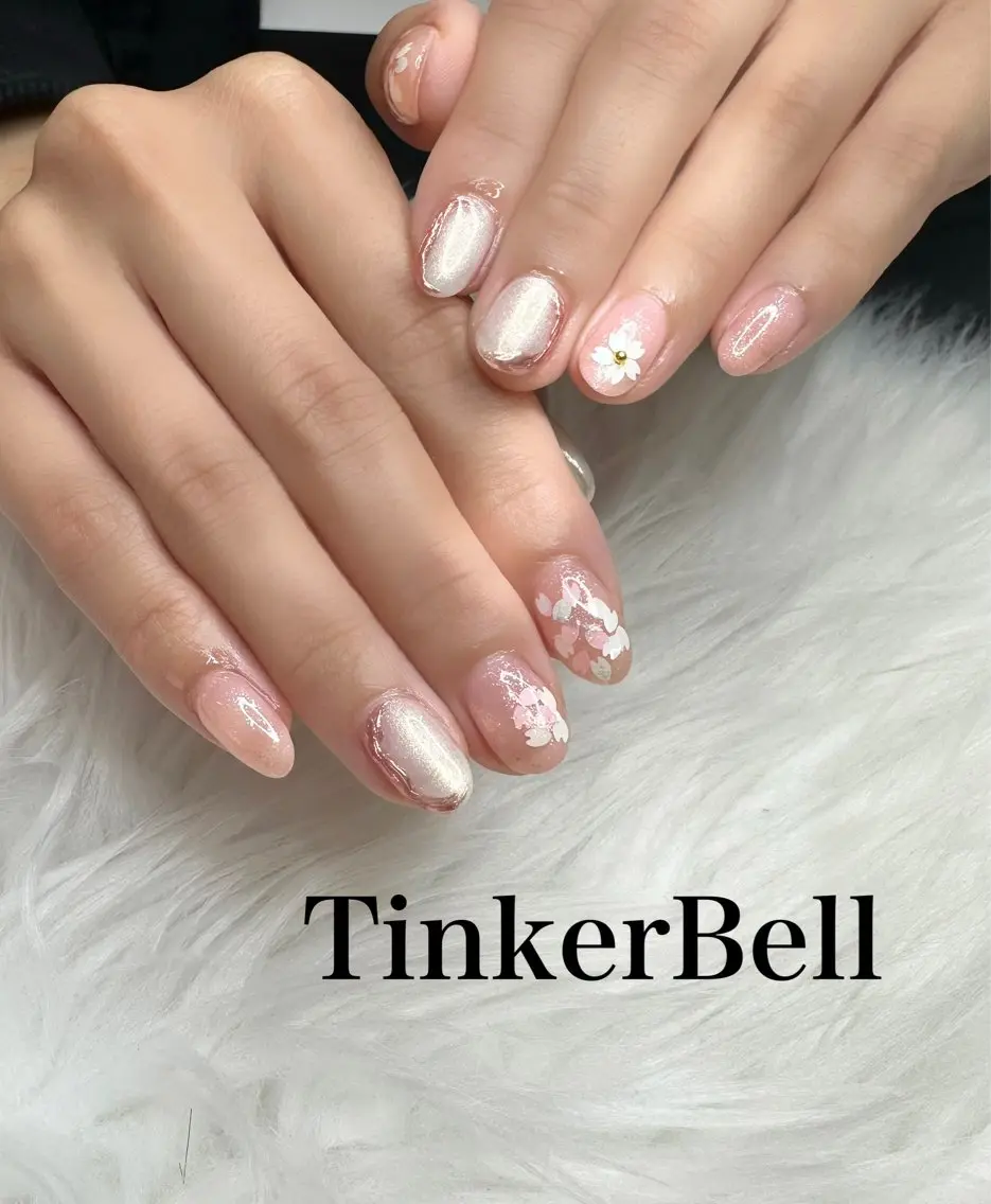 ネイル ハンドネイル Tinker Bellのネイルデザイン