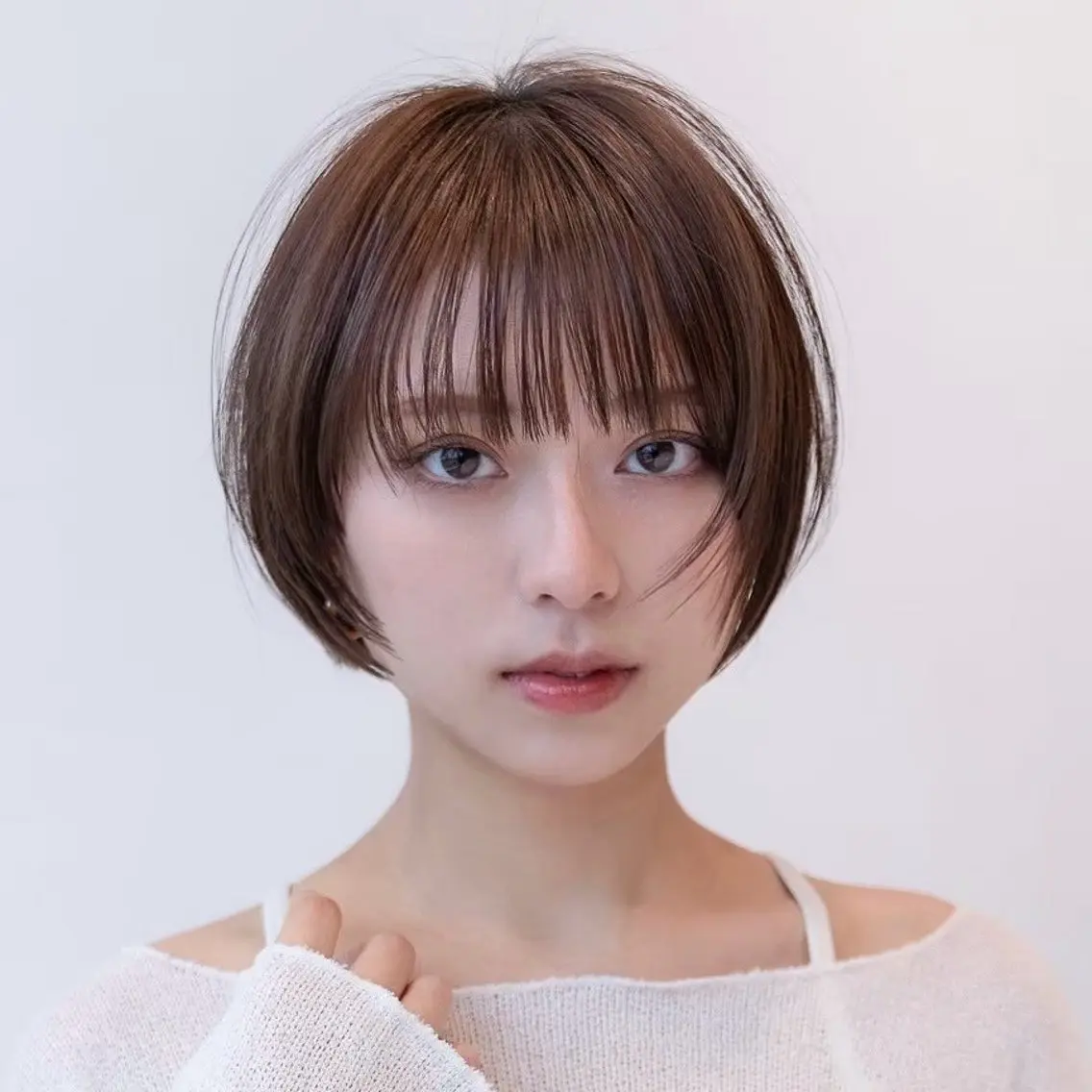 ショート カラー カット ヘアカラー 縮毛矯正 トリートメント 【渋谷】ボブ・ レイヤーボブ特化✂︎のヘアスタイル