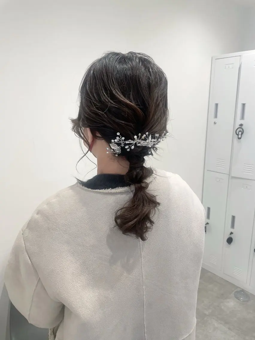 ミディアム 石川 理恵のヘアスタイル