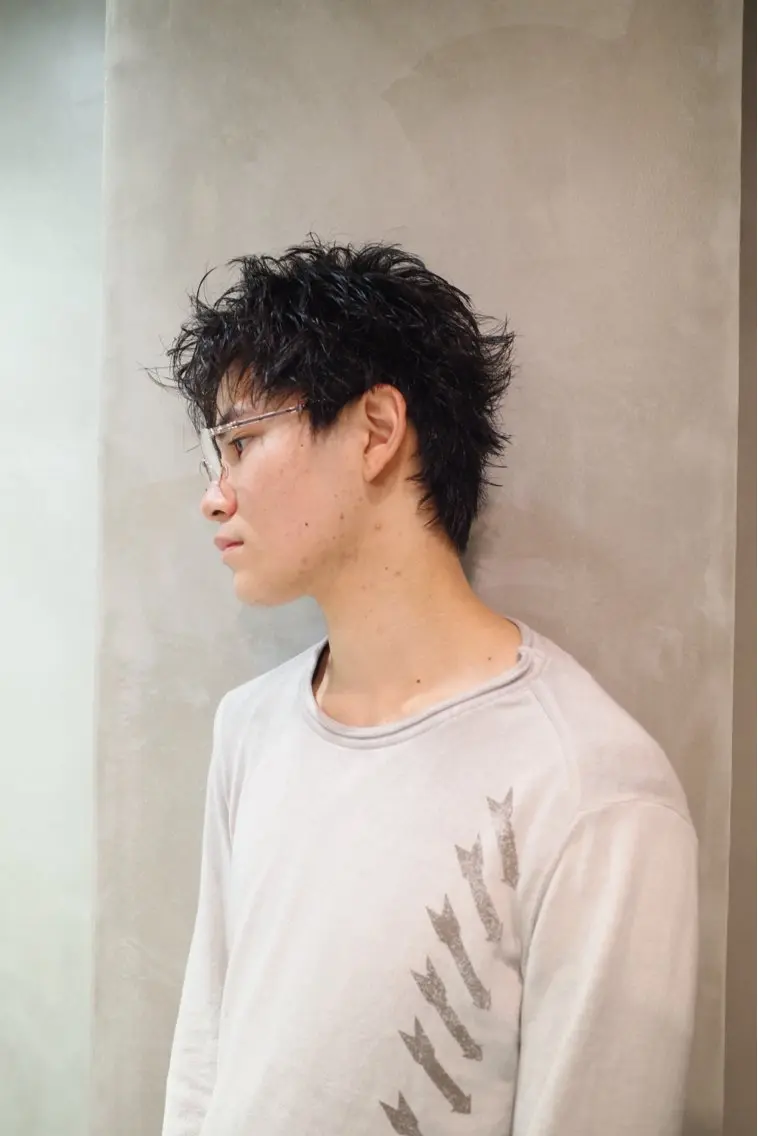 ショート パーマ カット パーマ 八原 良来のヘアスタイル