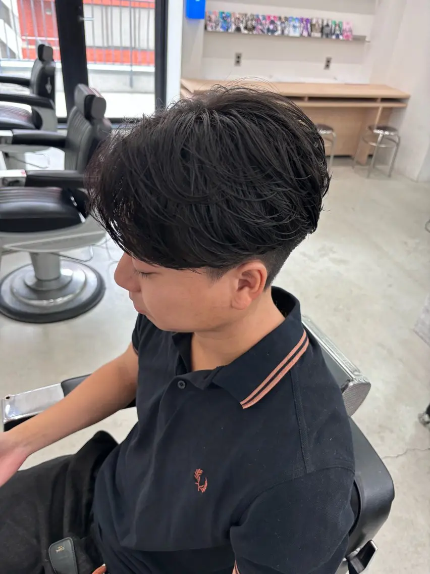 パーマ メンズ カット パーマ トリートメント 土岐/メンズ専門 パーマ特化美容師🌀のヘアスタイル
