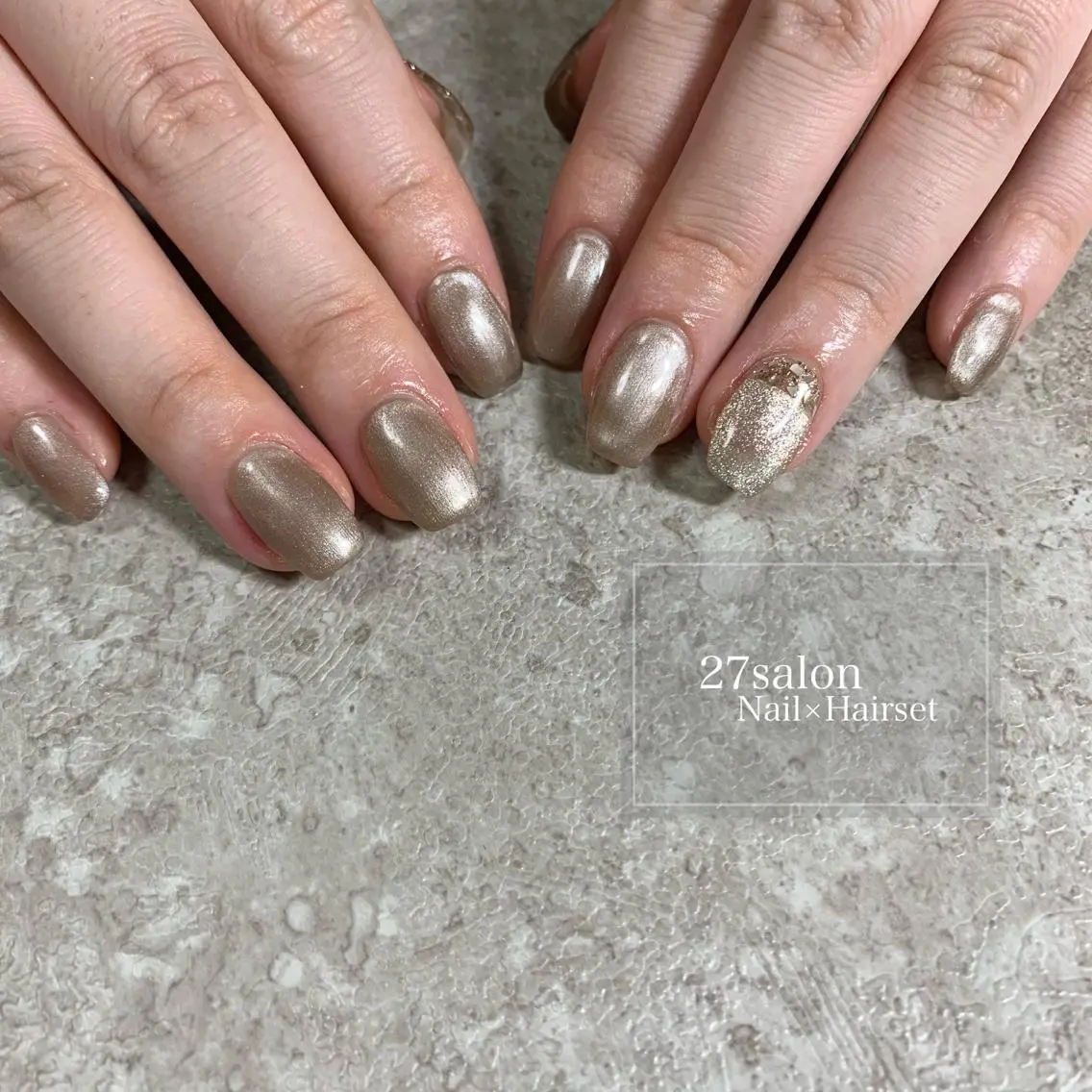 ネイル シンプルネイル 27salon yuinaのネイルデザイン
