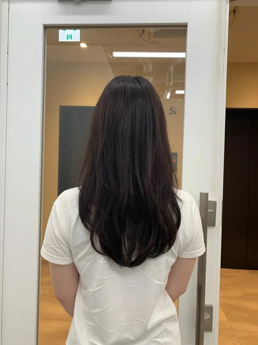 セミロング カラー 透明感カラー ヘアカラー ヘッドスパ 本格ヘッドスパ🌿 ×ヘア 佐藤のヘアスタイル
