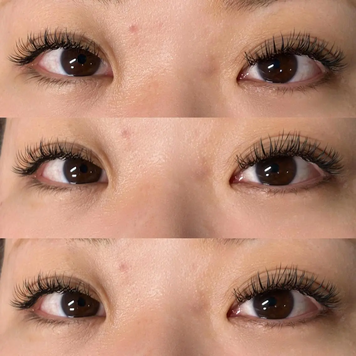 マツエク・マツパ フラットラッシュ linda lashesのマツエク・マツパデザイン