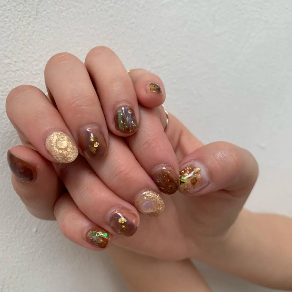 ネイル ハンドネイル 新宿ニュアンスネイル makotoのネイルデザイン