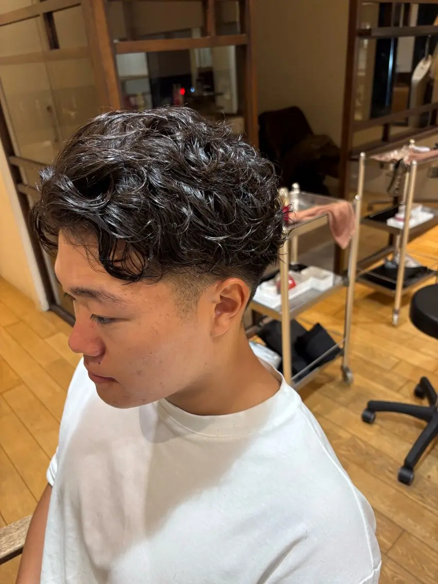 メンズ カット パーマ おおはた りゅう/ メンズパーマのヘアスタイル