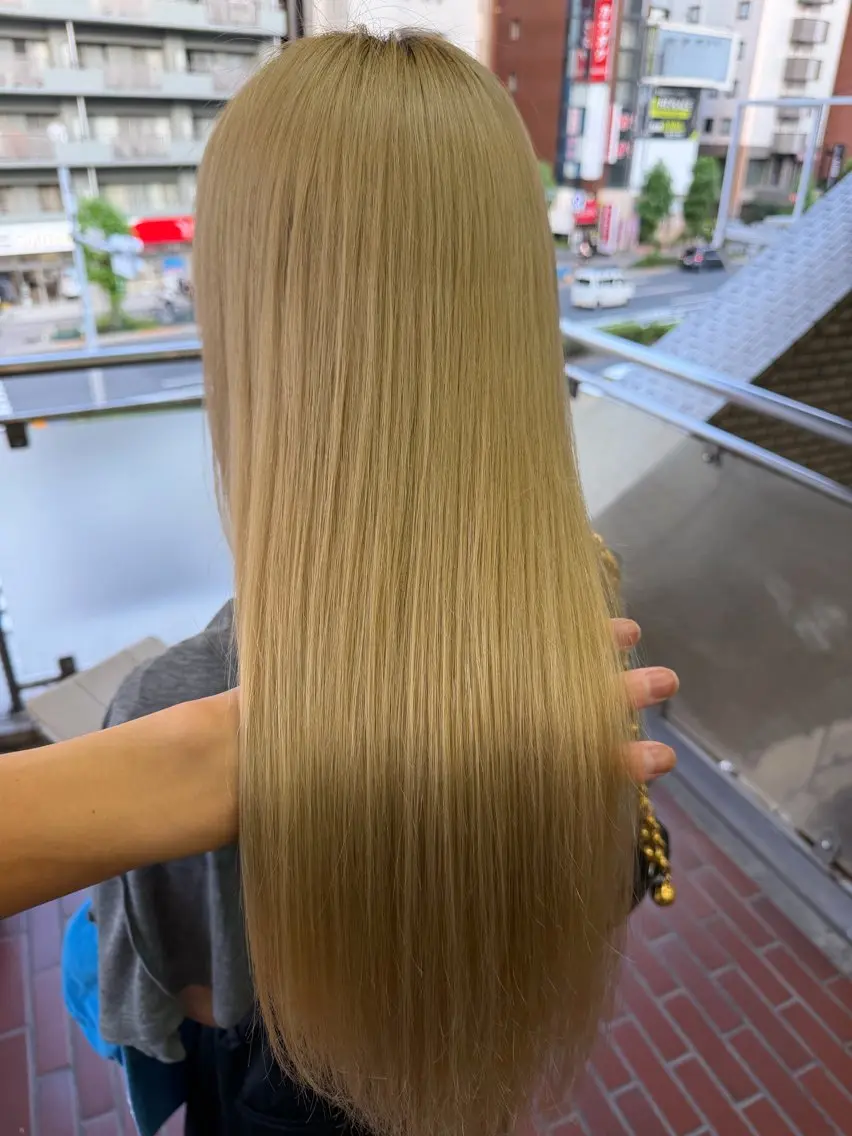 ロング カラー 髪質改善&ツヤカラー YOSHIDAのヘアスタイル
