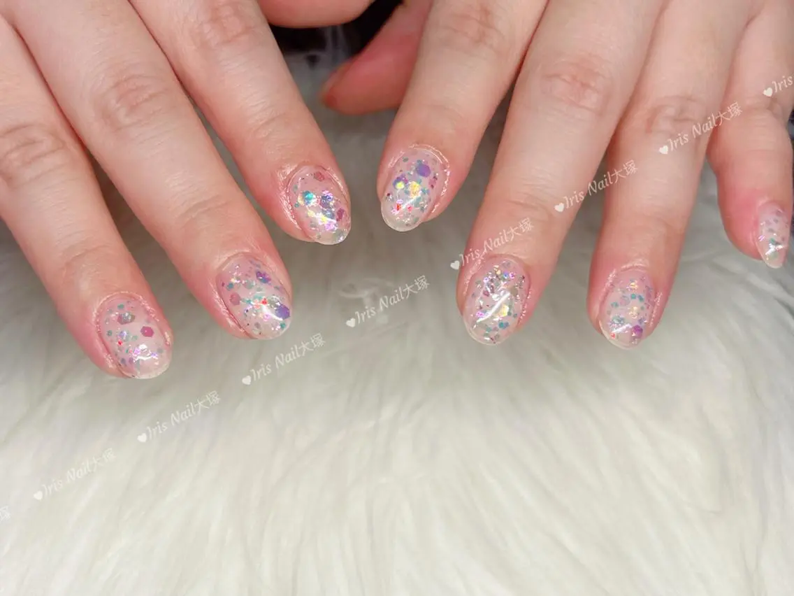 ネイル ハンドネイル 💕藤江 月🌸🍒のネイルデザイン