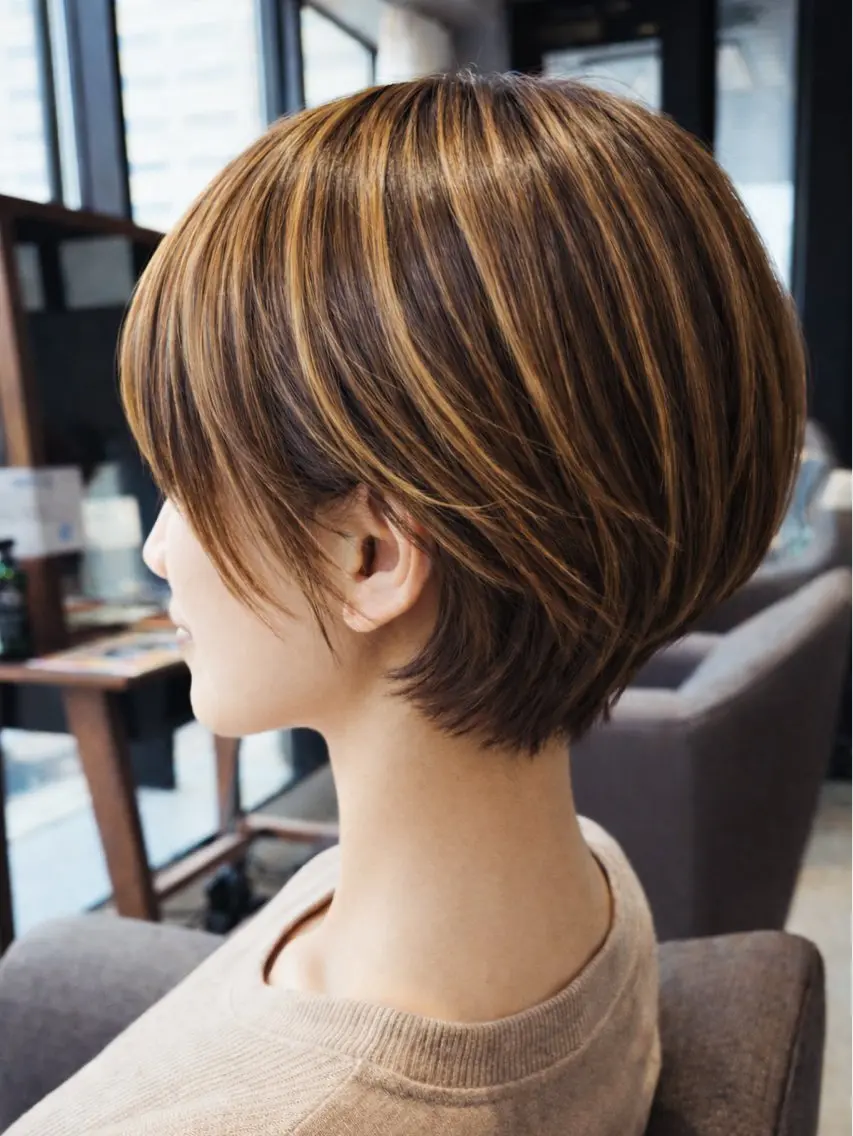 ショート カット ヘアカラー FORCE 荻原卓冶のヘアスタイル