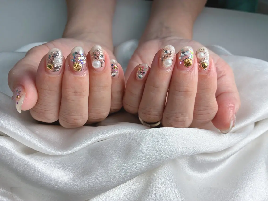 ネイル シンプルネイル ハンドネイル SweetOlive Chinatsuのネイルデザイン