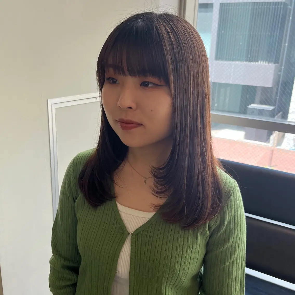 セミロング レイヤーカット rimi tabeiのヘアスタイル