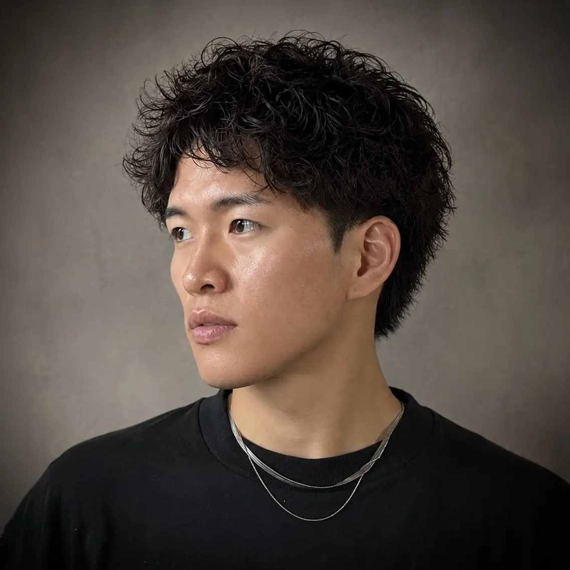 ショート パーマ メンズ カット パーマ スパイキーショート 心斎橋【戸兵吏駒】のヘアスタイル