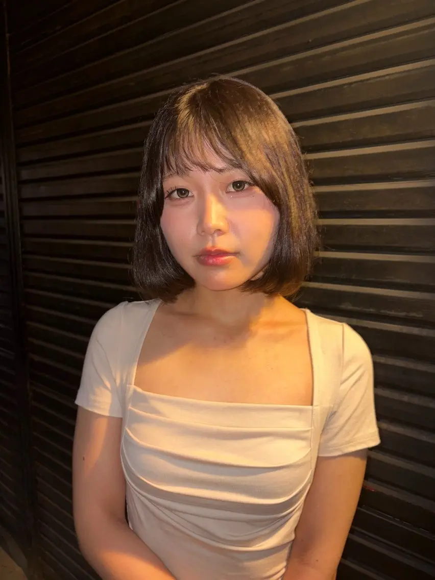ショート ボブ 夢 菜のヘアスタイル
