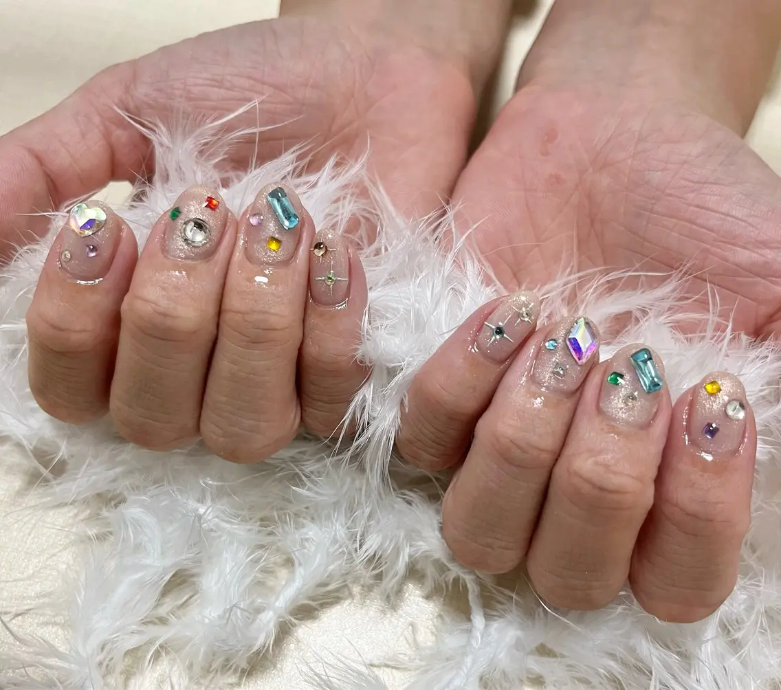 オフなし⭐︎ストーン付け放題の写真