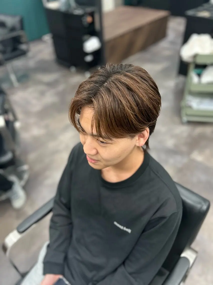 ミディアム メンズ 👾メンズえぐ特化 井上風冴👾のヘアスタイル