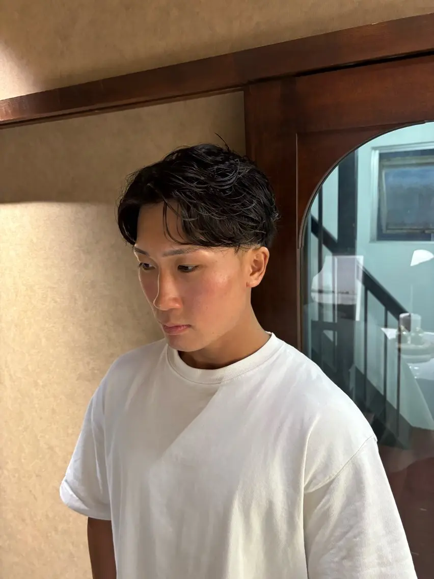 パーマ メンズ walt hayatoのヘアスタイル
