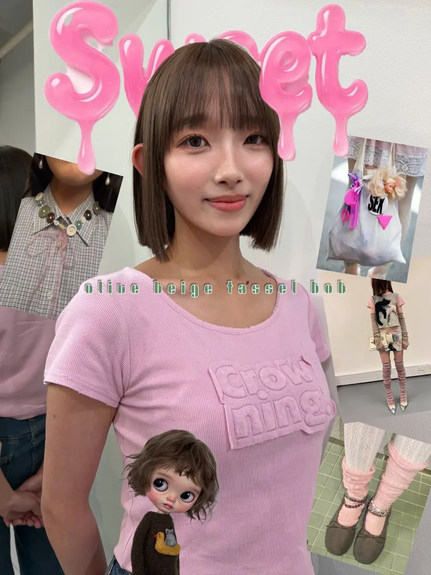 ショート カラー ベージュカラー ブリーチ ケアブリーチ デザインカラー ダブルカラー カット ヘアカラー TATSUハイトーン ミルクティーベージュのヘアスタイル