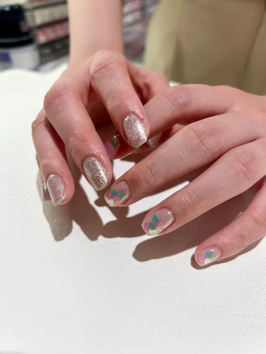 ネイル フレンチネイル ハンドネイル 【池袋】nuts nail なつみのネイルデザイン
