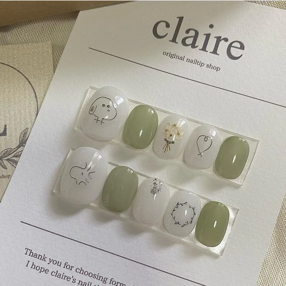 ネイル アートネイル ハート ハンドネイル claire_ rie.のネイルデザイン